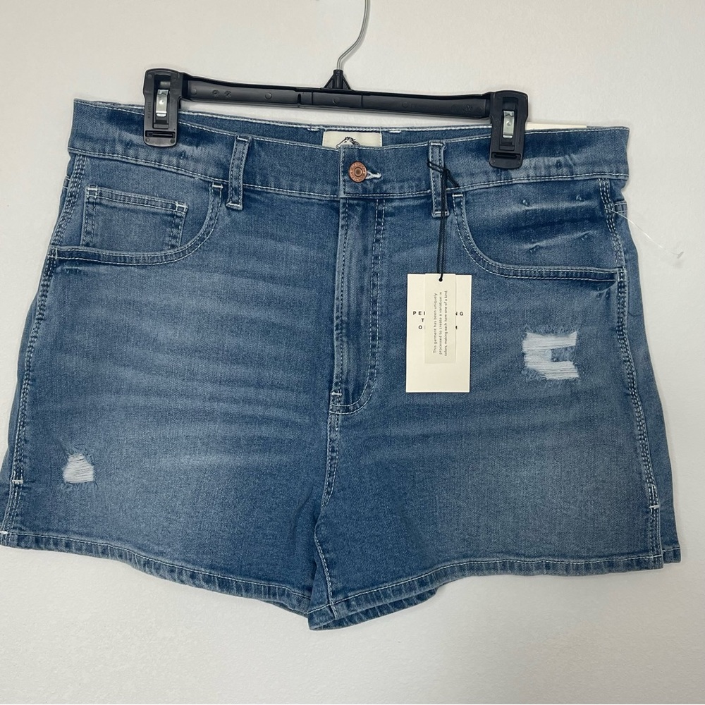 Jordache Vintage Cindy Triple Needle Short Womens size 33 NWT